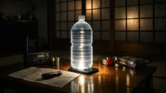 停電の夜が怖いときに試したいペットボトル水で作る即席ランタン