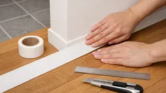 玄関の巾木の色が浮く悩みをマスキングテープで整える簡単DIY