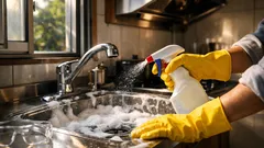 キッチン泡ハイターの安全な使い方まとめ 換気と手袋で失敗を防ぐ